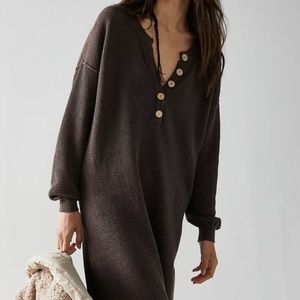 Free People Hailee Sweater Midi Dress